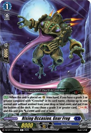 Rising Occasion, Gear Frog [DZ-BT11 - DZ-BT11/082EN]