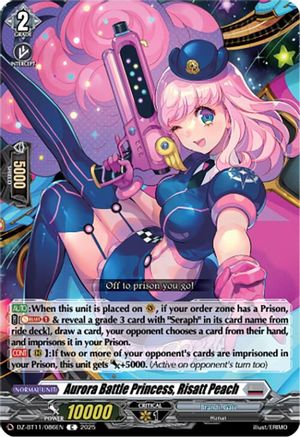 Aurora Battle Princess, Risatt Peach (DZ-BT11/086EN) - DZ-BT11: Symphony of Might & Bloom