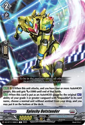 Splashy Outstander (DZ-BT11/088EN) - DZ-BT11: Symphony of Might & Bloom