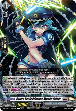 Aurora Battle Princess, Kyanite Cobalt (DZ-BT11/089EN) - DZ-BT11: Symphony of Might & Bloom