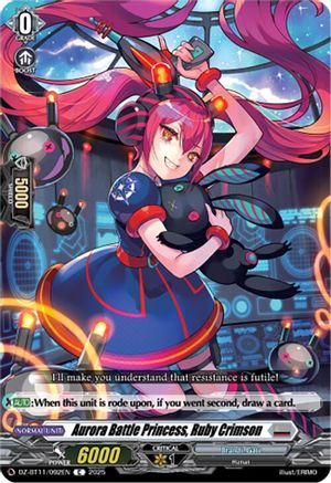 Aurora Battle Princess, Ruby Crimson (DZ-BT11/092EN) - DZ-BT11: Symphony of Might & Bloom