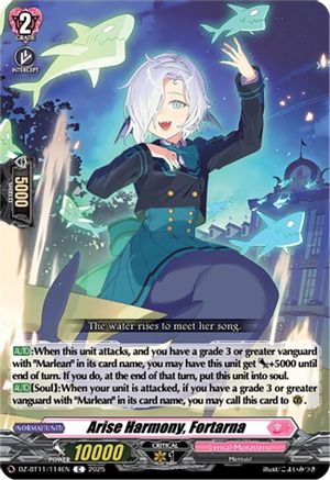 Arise Harmony, Fortarna [DZ-BT11 - DZ-BT11/114EN]