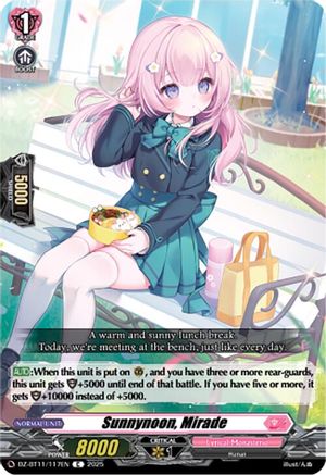 Sunnynoon, Mirade [DZ-BT11 - DZ-BT11/117EN]
