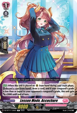 Lesson Mode, Accochare [DZ-BT11 - DZ-BT11/120EN]