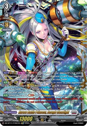 Aurora Battle Princess, Seraph Clearlight (FFR) (DZ-BT11/FFR07EN) - DZ-BT11: Symphony of Might & Bloom