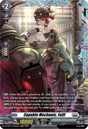 Capable Mechanic, Fafil (FR) (DZ-BT11/FR22EN) - DZ-BT11: Symphony of Might & Bloom