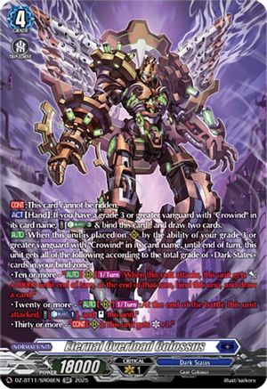 Eternal Overload Colossus (SR) (DZ-BT11/SR08EN) - DZ-BT11: Symphony of Might & Bloom