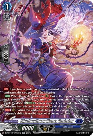Shadowthorn Mage, Corbriar (SR) (DZ-BT11/SR13EN) - DZ-BT11: Symphony of Might & Bloom