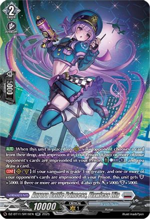 Aurora Battle Princess, Flawless Lila (SR) (DZ-BT11/SR16EN) - DZ-BT11: Symphony of Might & Bloom