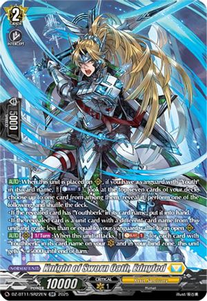 Knight of Sworn Oath, Ednyfed (SR) (DZ-BT11/SR22EN) - DZ-BT11: Symphony of Might & Bloom