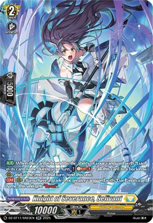 Knight of Severance, Selivant (SR) (DZ-BT11/SR23EN) - DZ-BT11: Symphony of Might & Bloom