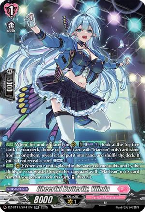 Cheerful Butterfly, Vlinda (SR) (DZ-BT11/SR41EN) - DZ-BT11: Symphony of Might & Bloom