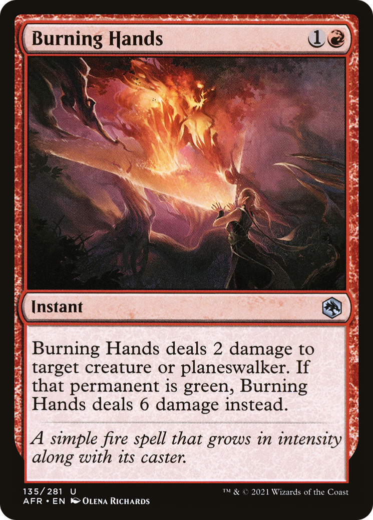 Burning Hands [AFR - 135]