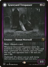 Graveyard Trespasser (DBL-104) - Innistrad: Double Feature: (Double Faced Transform)