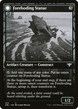 Foreboding Statue (DBL-523) - Innistrad: Double Feature: (Double Faced Transform)