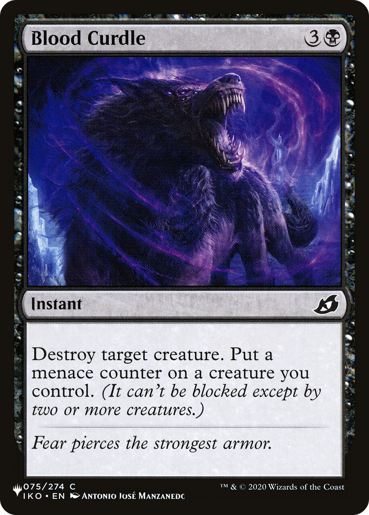 Blood Curdle (LIST-IKO-75) - The List