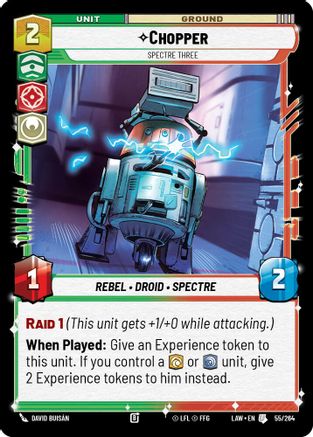 Chopper - Spectre Three (55/264) - A Lawless Time