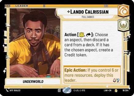Lando Calrissian - Full Sabacc (18/264) - A Lawless Time
