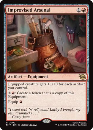 Improvised Arsenal (TMT-092) - Teenage Mutant Ninja Turtles Foil