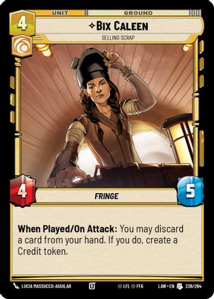 Bix Caleen - Selling Scrap (236/264) - A Lawless Time