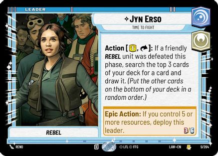 Jyn Erso - Time to Fight (5/264) - A Lawless Time
