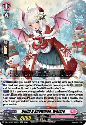 Build a Snowman, Whiero (DZ-LBT02/041EN) - DZ-LBT02: Lyrical Monasterio Season of Wonders