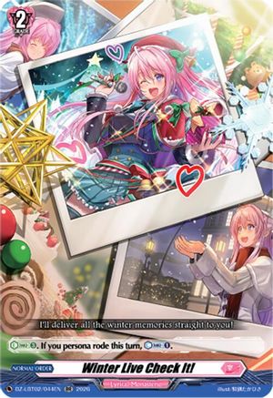 Winter Live Check It! (DZ-LBT02/044EN) - DZ-LBT02: Lyrical Monasterio Season of Wonders