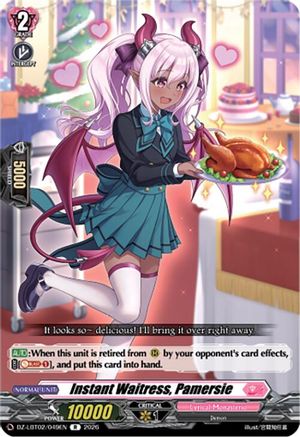 Instant Waitress, Pamersie (DZ-LBT02/049EN) - DZ-LBT02: Lyrical Monasterio Season of Wonders