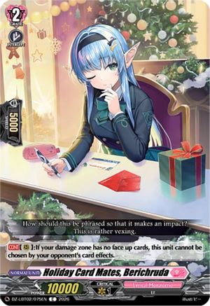 Holiday Card Mates, Berichruda (DZ-LBT02/075EN) - DZ-LBT02: Lyrical Monasterio Season of Wonders