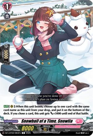 Snowball of a Time, Snowlia (DZ-LBT02/083EN) - DZ-LBT02: Lyrical Monasterio Season of Wonders