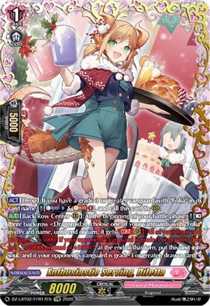 Enthusiastic Serving, Diletta (FFR) (DZ-LBT02/FFR17EN) - DZ-LBT02: Lyrical Monasterio Season of Wonders