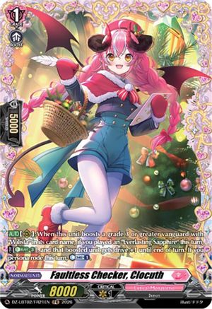 Faultless Checker, Clocuth (FR) (DZ-LBT02/FR21EN) - DZ-LBT02: Lyrical Monasterio Season of Wonders