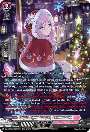 Frigid Night Gospel, Heidemarie (SR) (DZ-LBT02/SR22EN) - DZ-LBT02: Lyrical Monasterio Season of Wonders