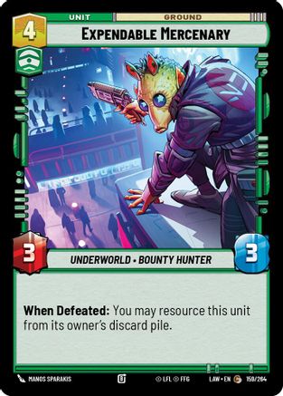 Expendable Mercenary (159/264) - A Lawless Time