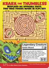 Krark, the Thumbless (SLD-1543) - Secret Lair Drop (Borderless)