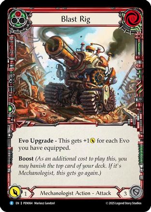Blast Rig (Red) (PEN064) - Compendium of Rathe