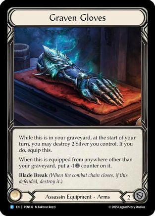 Graven Gloves (PEN139) - Compendium of Rathe Cold Foil