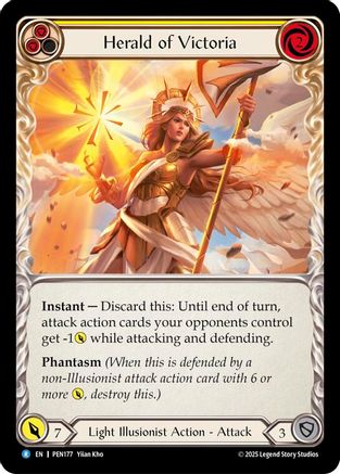 Herald Of Victoria (Yellow) (PEN177) - Compendium of Rathe