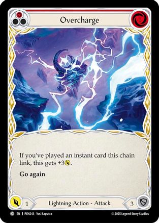 Overcharge (Red) (PEN243) - Compendium of Rathe Rainbow Foil