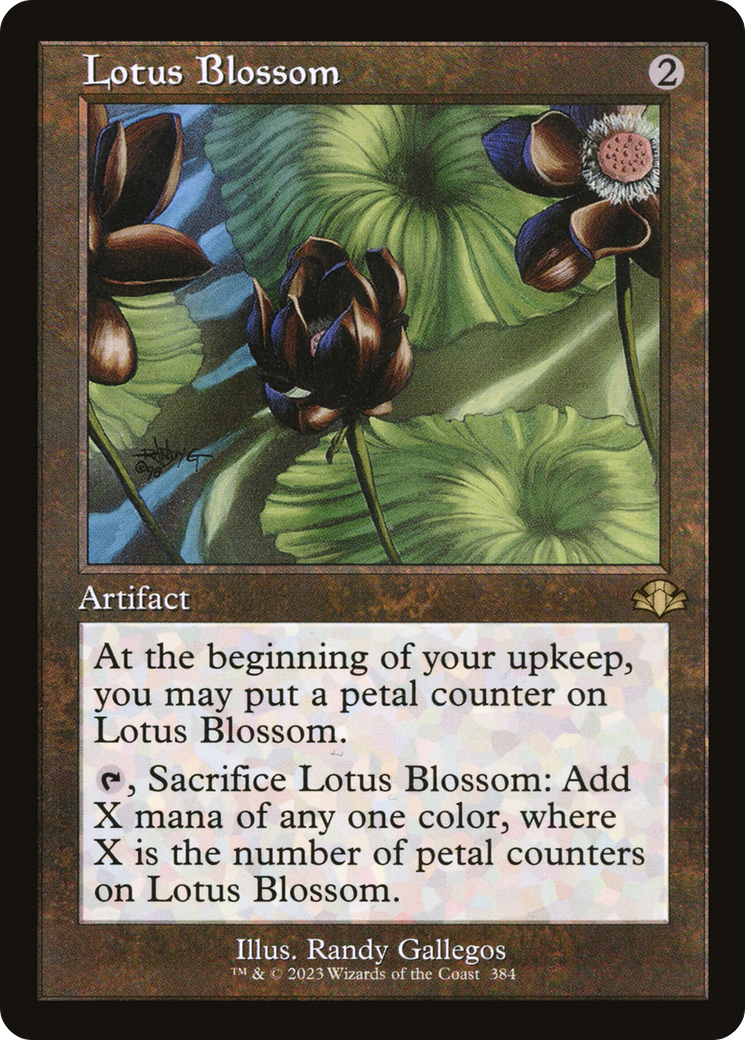 Lotus Blossom (Retro Frame) [DMR - 384]