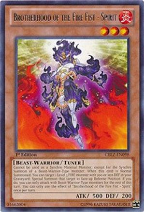 Brotherhood of the Fire Fist - Spirit (CBLZ-EN098) - Cosmo Blazer Unlimited