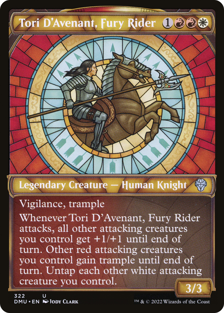 Tori D'Avenant, Fury Rider (Showcase) [DMU - 322]