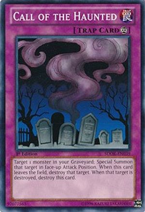 Call of the Haunted (SDOK-EN039) - Structure Deck: Onslaught of the Fire Kings 1st Edition