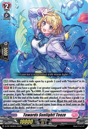 Towards Sunlight! Teeze (D-PR/1032EN) - D Promo Cards
