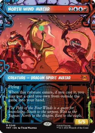 North Wind Avatar (Showcase) (TMT-248) - Teenage Mutant Ninja Turtles Foil