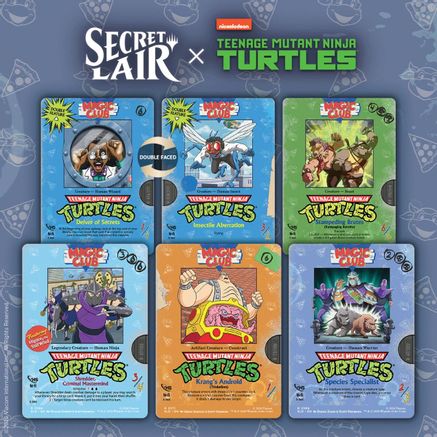 Secret Lair Drop: Secret Lair x Teenage Mutant Ninja Turtles: VHS Villains - Non-Foil Edition