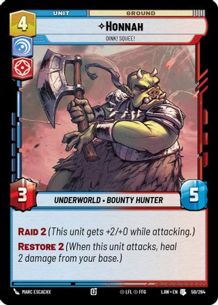 Honnah - Oink! Squee! (50/264) - A Lawless Time