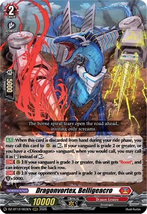 Dragonvortex, Belligeacro (DZ-BT12/003EN) - DZ-BT12: Chasm of Lost Souls