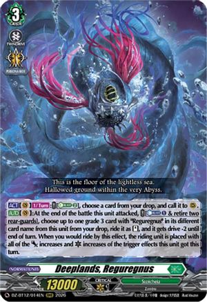 Deeplands, Reguregnus (DZ-BT12/014EN) - DZ-BT12: Chasm of Lost Souls