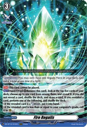 Fire Regalis (DZ-BT12/019EN) - DZ-BT12: Chasm of Lost Souls